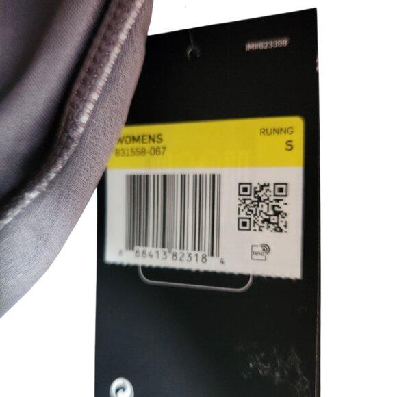 Nike Shorts Women's Small Gray Grey Lined Dri Fit Tempo Mid Rise 3" Inseam NEW - Picture 4 of 10